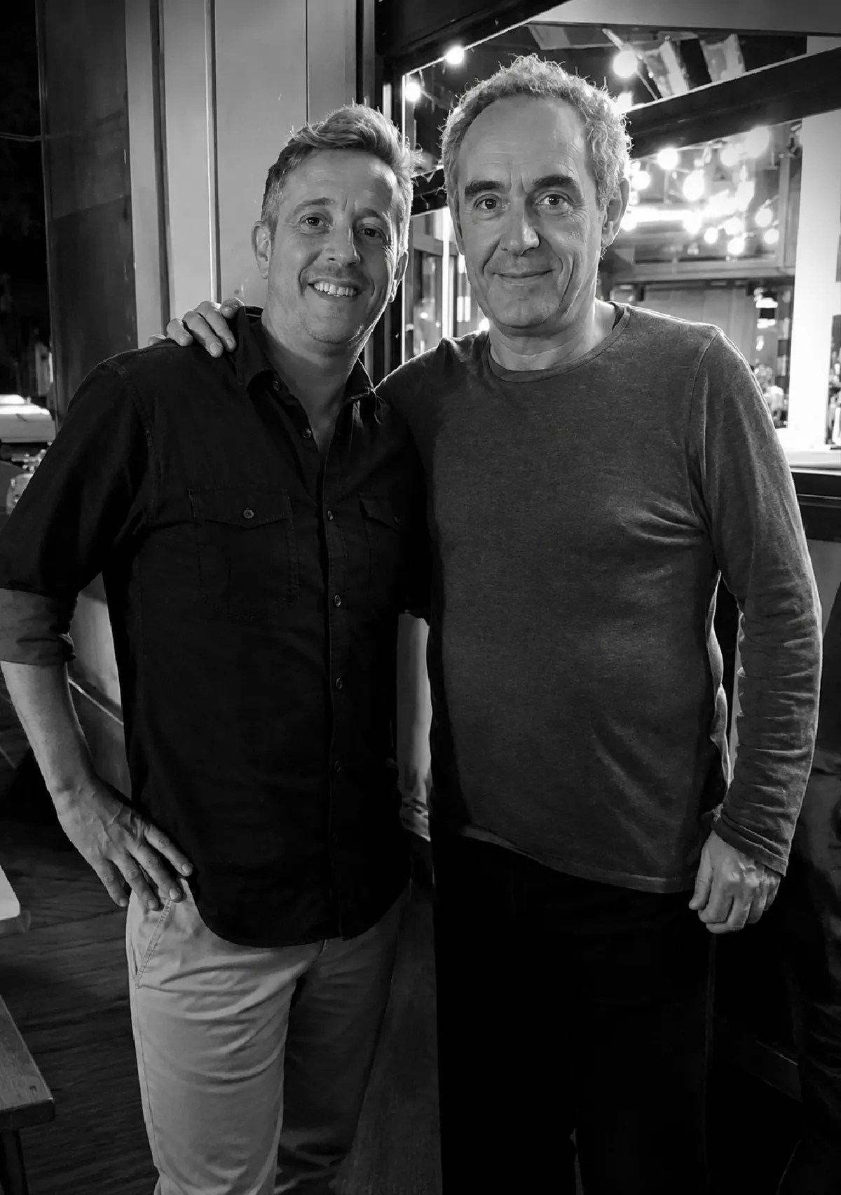 Ferran Adrià y Rafa Salinas